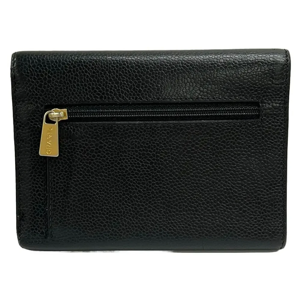 CHANEL trifold wallet